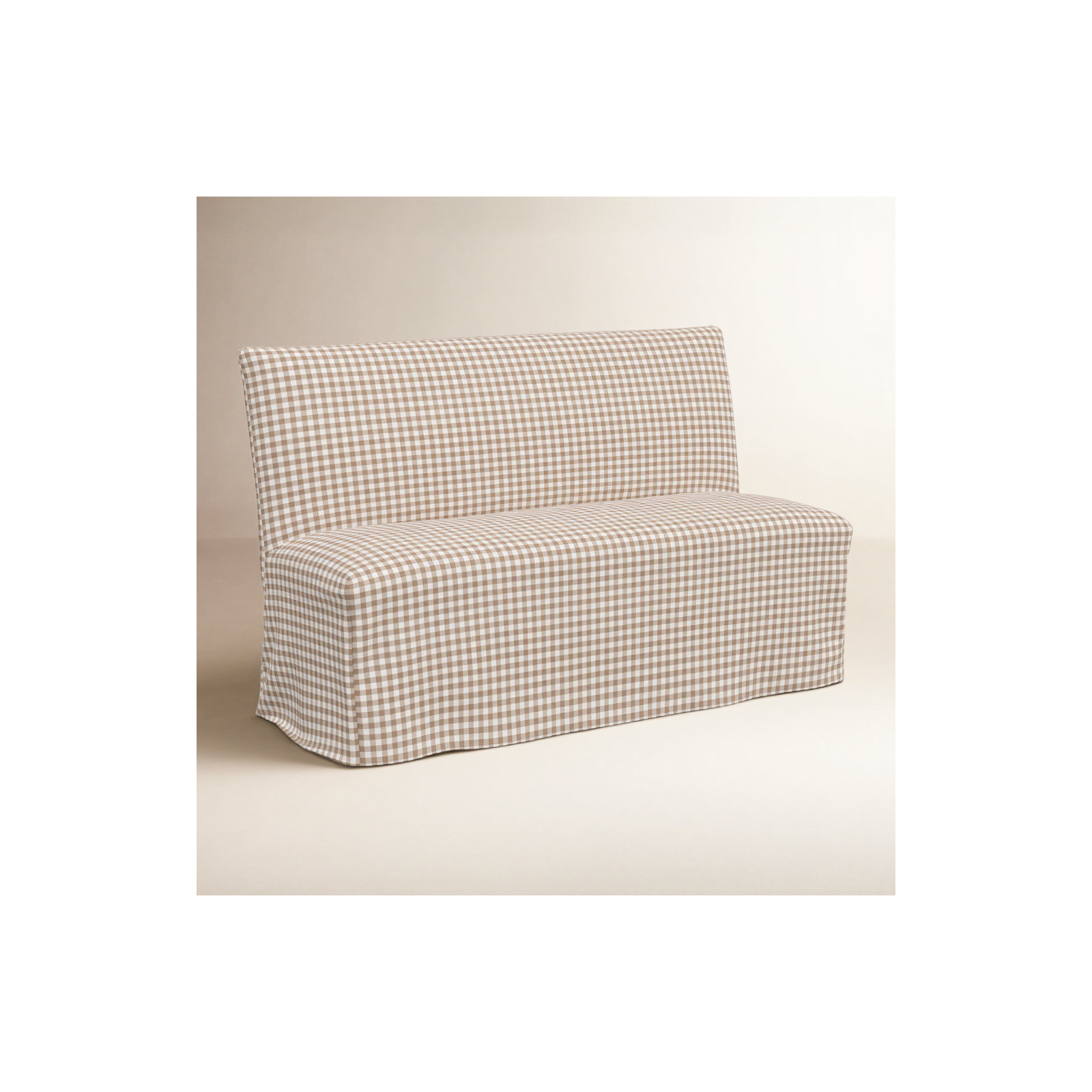 Ivanka Bench, Classic Gingham Tan
