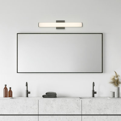 Lumina 24" Matte Black Integrated LED Vanity Light