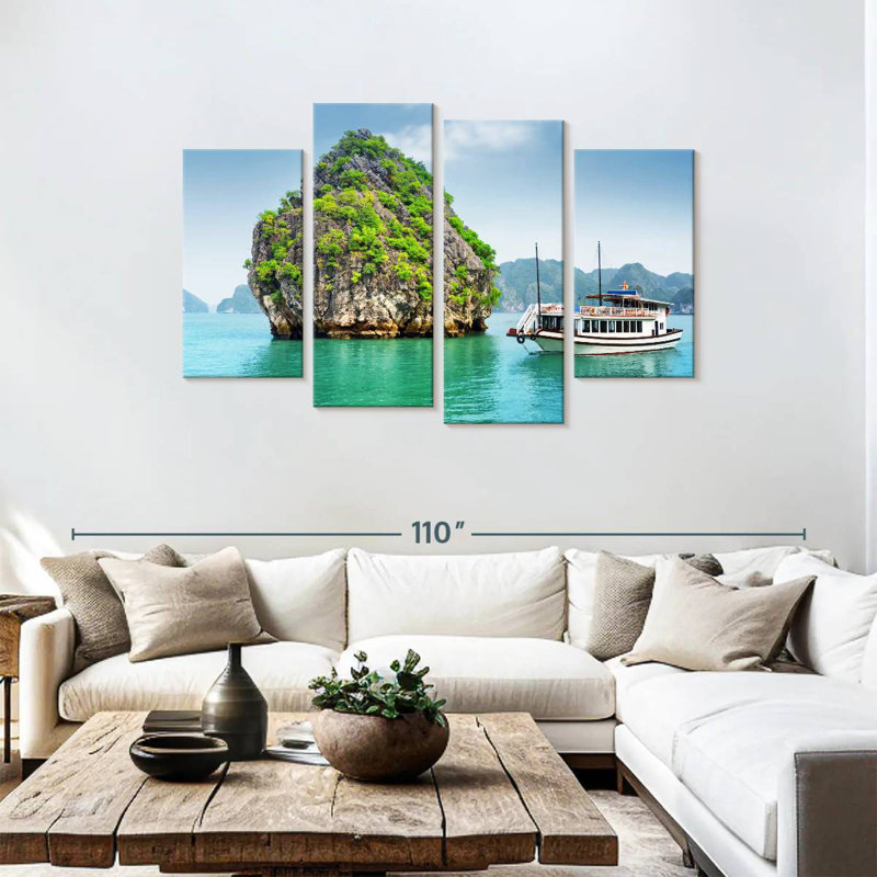 Mehar Ha Long Bay Tour Boat, 48" H x 75" W