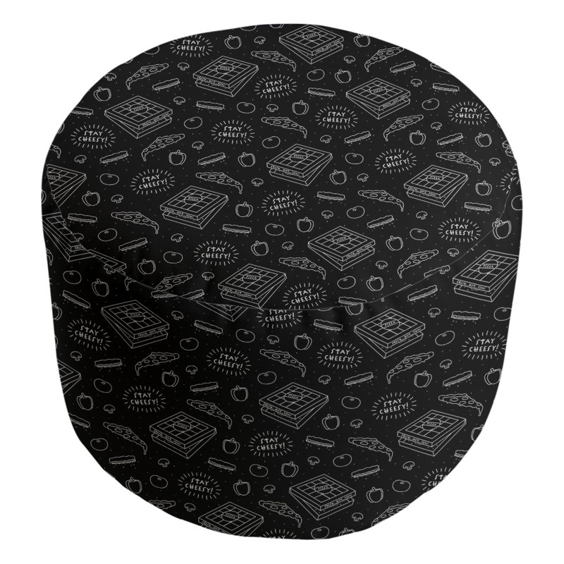 Repose-pieds Avicia, Noir / gris