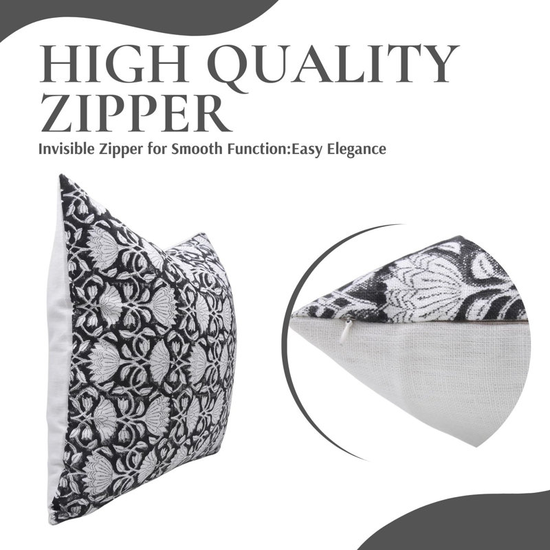 Linen Square Pillow Cover, 26" x 26"