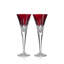 Lismore Red 5.5floz Toasting Flute