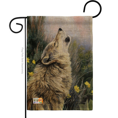 Drapeau de jardin 1 côté 6,5 po x 1 pi 1 po call sauvage impressions