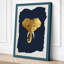 Golden Elephant Head Maximalist - Wrapped Canvas-1541601379-1541601388