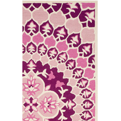 Miu Hand Tufted Wool Floral Rug
