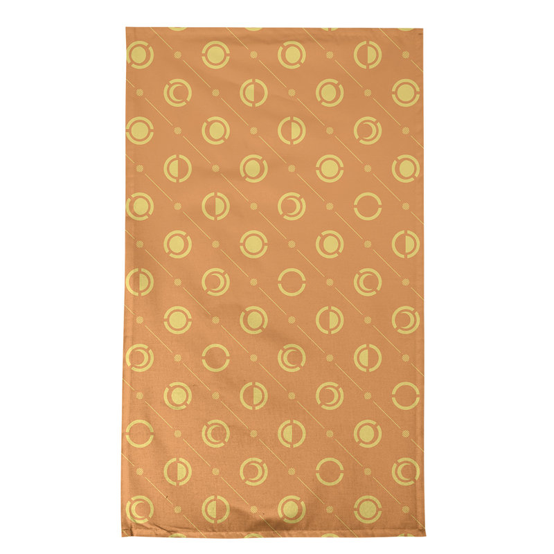 Torchon Moon phases, Tigre / jaune, Polyester sergé