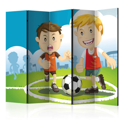 Arudz 225cm W x 172cm H 5 - Panel Folding Room Divider