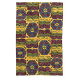 Flatweave Wool Ikat Area Rug in Multi