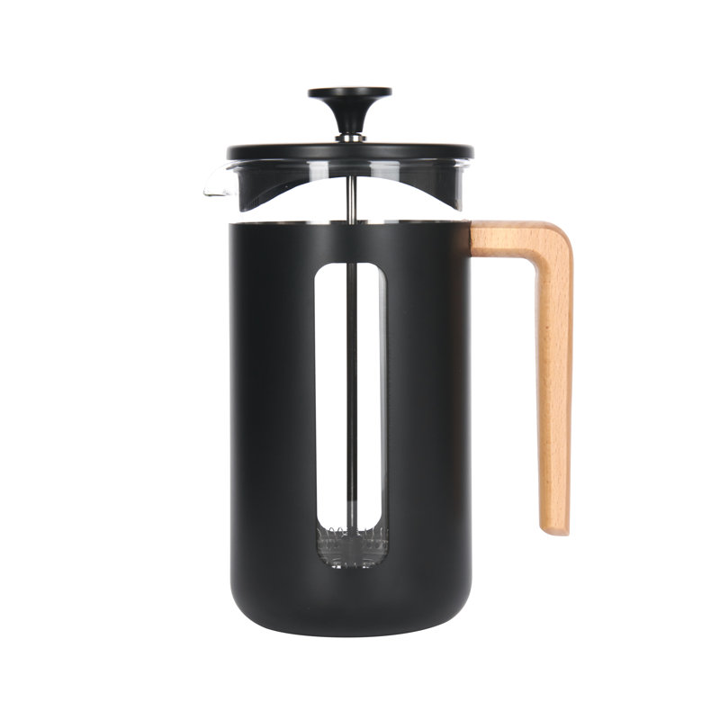 Pisa 1L Cafetiere, Black
