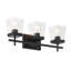Luminaire de salle de bain E26 en métal noir avec abat-jour en verre transparent, à intensité variable, certifié UL pour salle de bain-2011562706