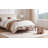 Modern Cowhide Pattern Upholstered Entryway Accent Bench-68825284