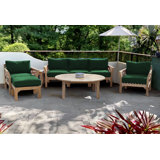 Monterey Outdoor 7 - Piece Teak Conversation Set