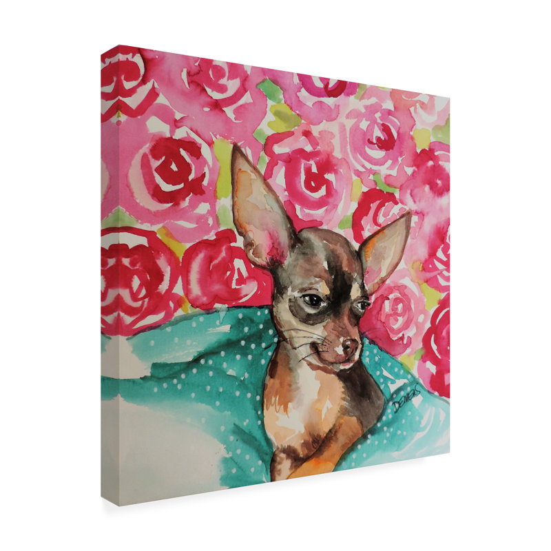 «Lola Chihuahua» par Sylvie Demers, H 18 po x l 18 po x P 2 po