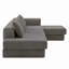Canapé modulaire d'angle avec coussins double couche-2076200379