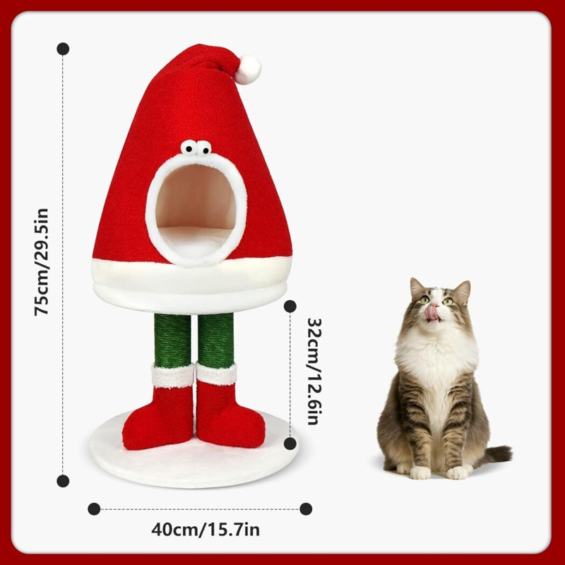 Grattoir de Noël, centre d'activité d'arbre à chat