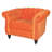 Engelgard Velvet Chesterfield Chair-1405320718