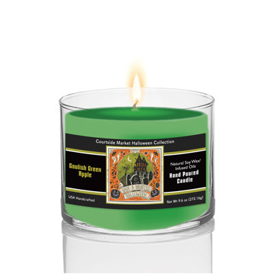 Bougie Stay Creepy III de 272 g (9,6 oz) en cire de soya dans un pot en verre