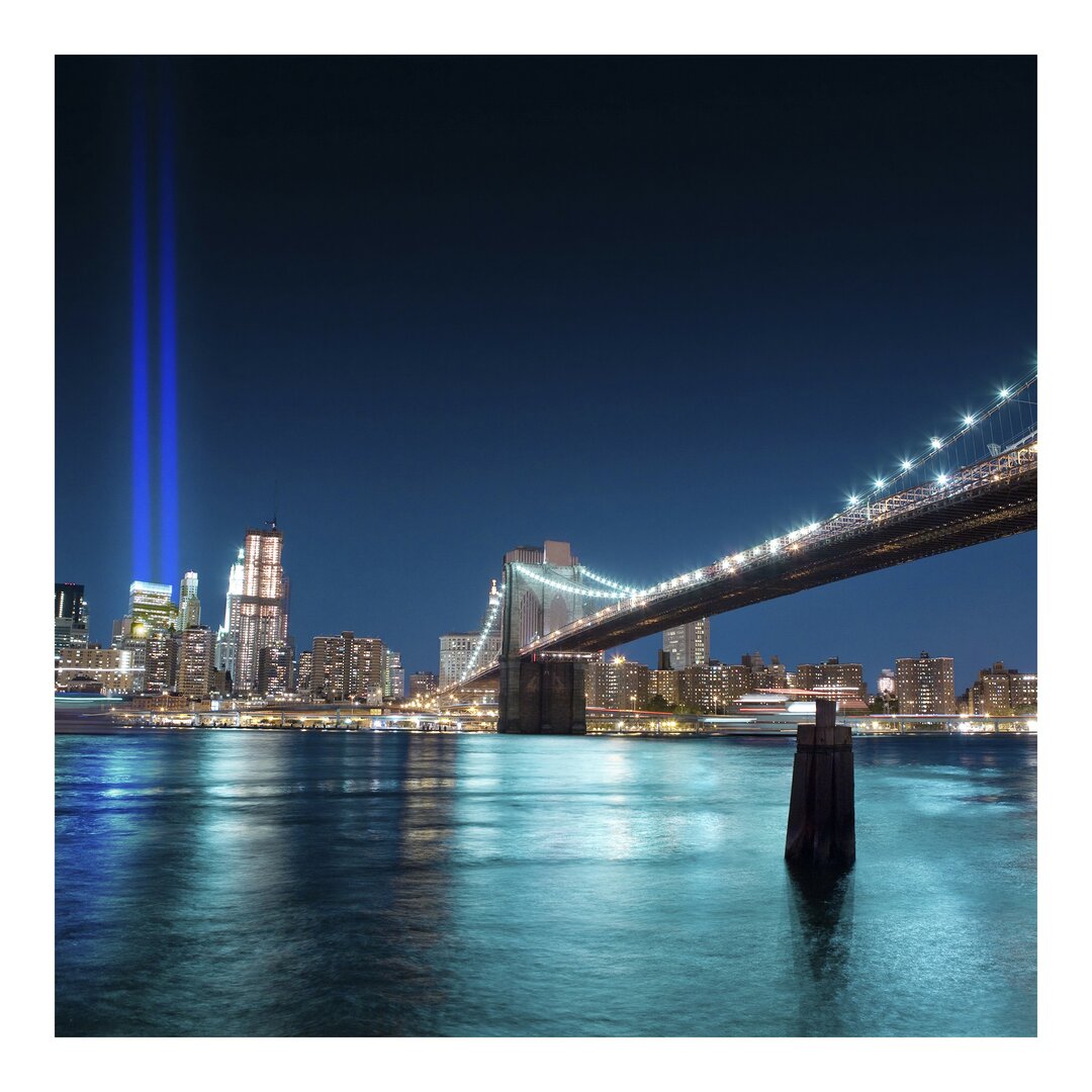 Seidenmatte Tapete Lights of the World Trade Centers