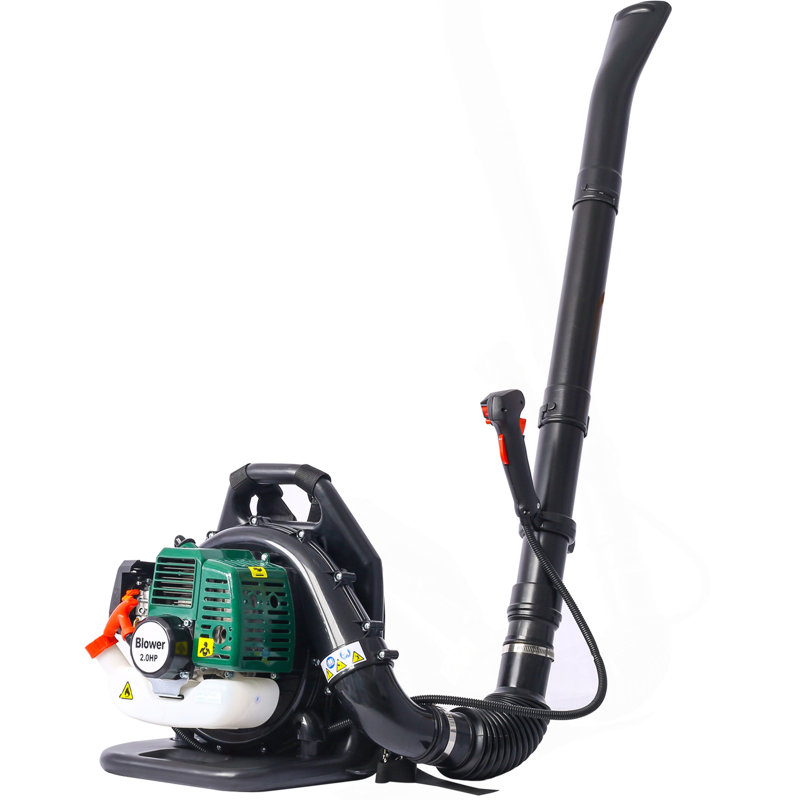 Souffleur de feuilles à sac à gaz 2 temps avec tube d'extension OSAKAPRO 52CC, vert