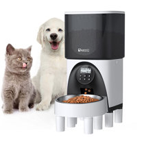 PawsMark Automatic Self Dispensing Gravity Pet Feeder and Waterer for Cats and Dogs