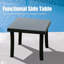 Ensemble de 2 chaises longues de piscine avec table d'appoint, chaise longue d'extérieur réglable avec roulettes-666249886