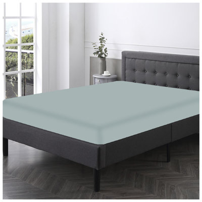 Diamond Cotton Blend Fitted Sheet