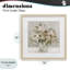 «Soft Neutral Floral Still Life», reproduction d'art sous verre encadrée, design par Carol Robinson-918579997-918579994