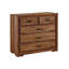 5 Drawer 95cm W Solid Wood Chest