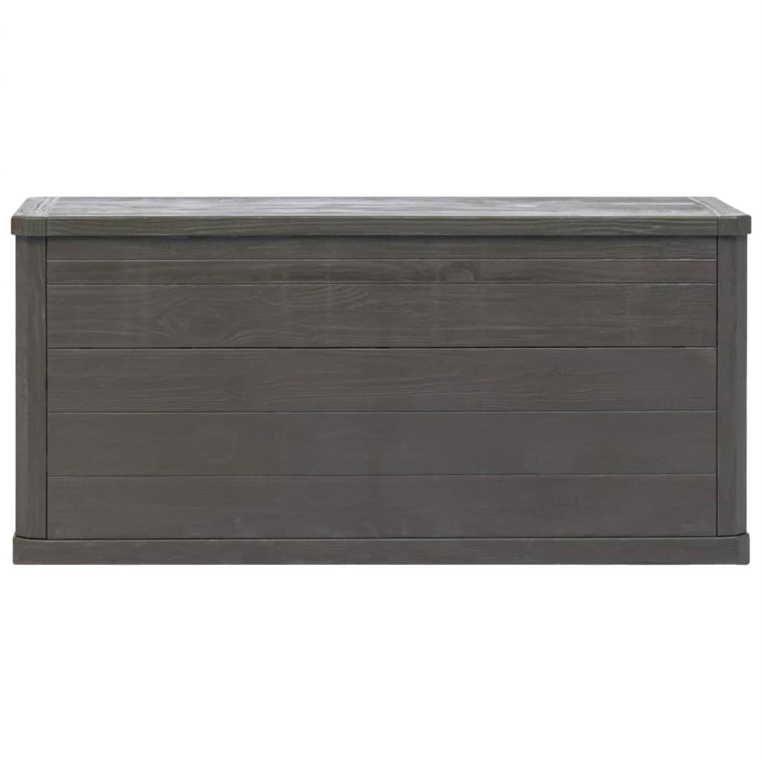 META 117cm W 280L Plastic Lockable Deck Box in Brown