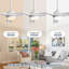 Ventilateur de plafond moderne avec lumière DEL de 18 W et moteur à courant continu réversible silencieux à 3 pales ABS-1003564504-1003564509