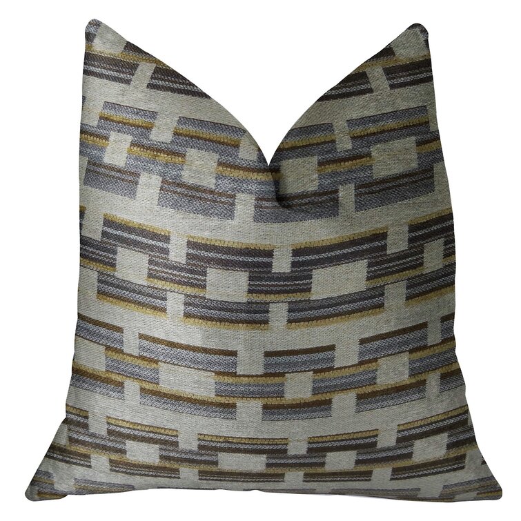 Four Square Geometric Throw Pillow