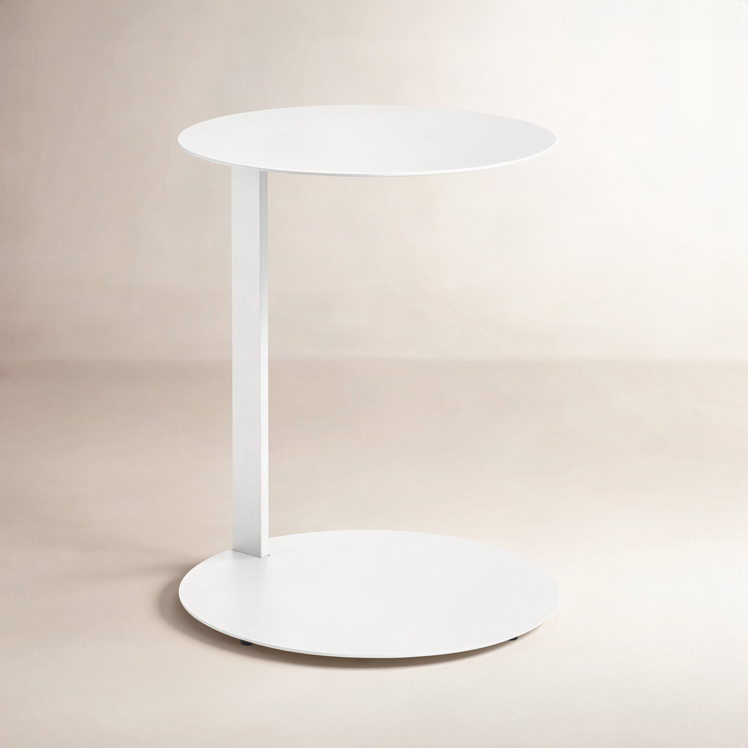 Note End Table, Black, 21.8" H x 16" W x 16" D
