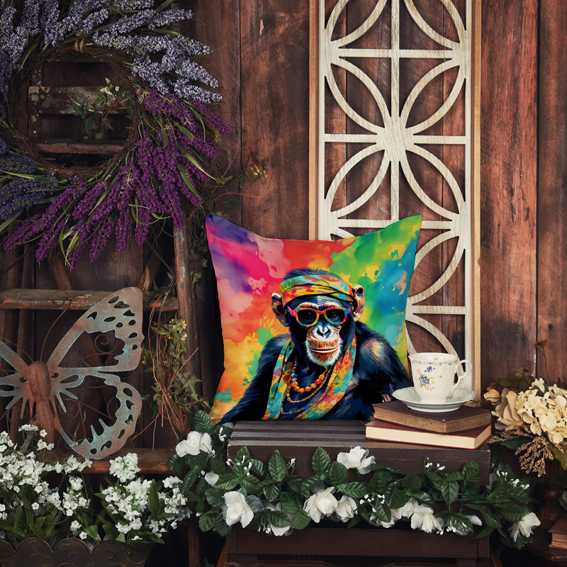 Coussin Hippie, H 14 po x l 14 po