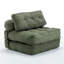 Canapé-lit pliant convertible avec coussin et dossier, support de plancher portatif pour salon, 34,7 po x 68,5 po-2005703764