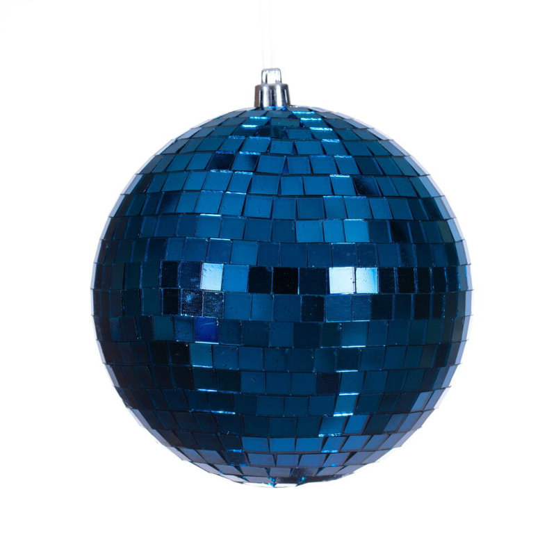 Ornement boule Meadview, Bleu, H 4,75 po x l 4,75 po x P 4,75 po, 4