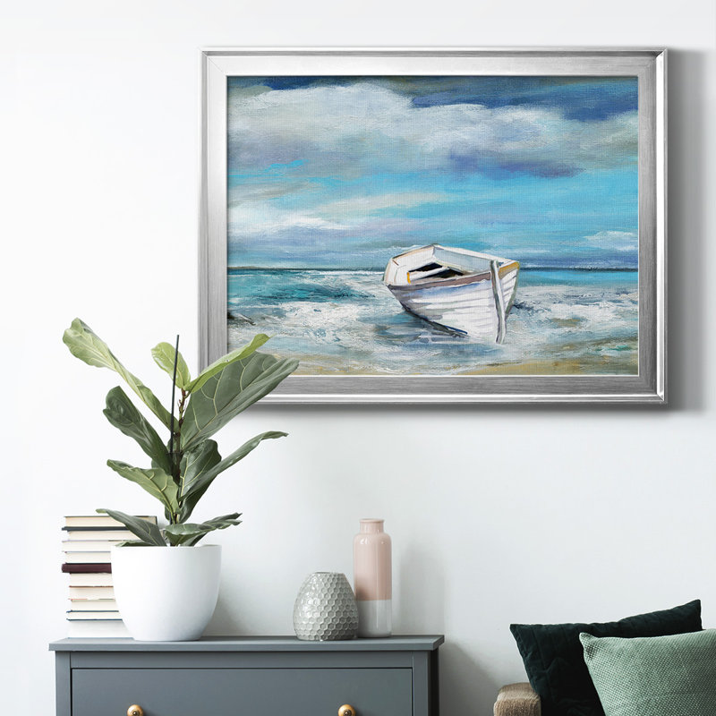 " Classic Coast ", 18.5" H x 24.5" W x 1" D, Silver