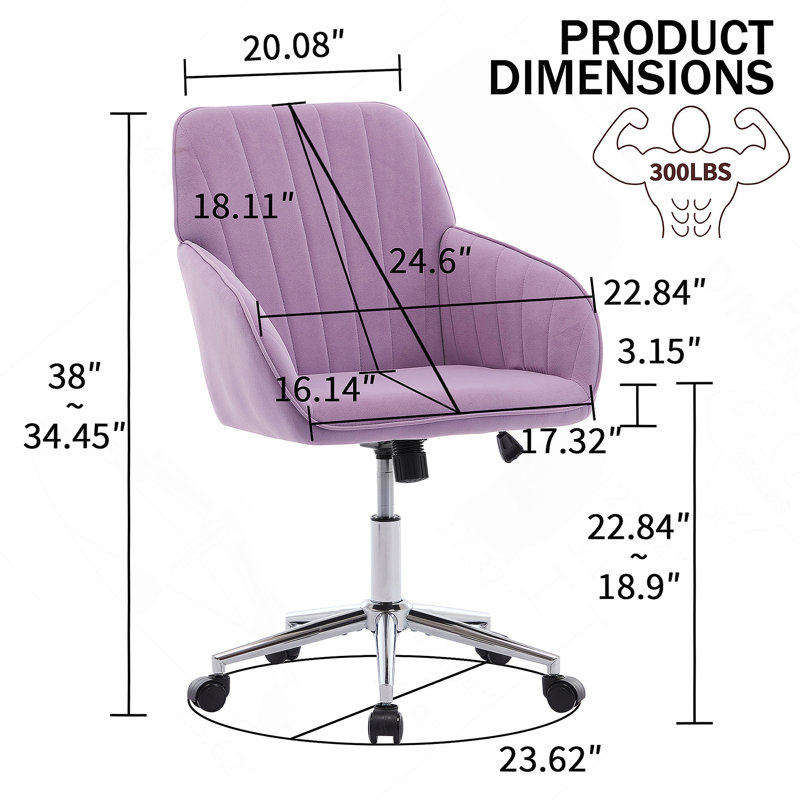 Fauteuil de bureau réglable, chambre à coucher à domicile, fauteuil pivotant ergonomique, siège à dossier, confortable pour les longues séances