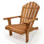Chaise Adirondack LuXeo Bali Teak