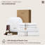 Housse de couette 100% coton égyptien de très grand lit, ensemble de literie de luxe pour hôtel toutes saisons (ensemble de 3)-128563292-128563293