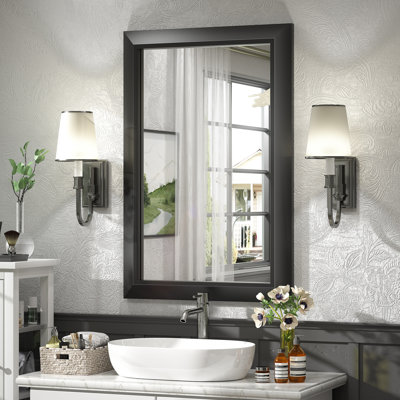 Amara Tempered Glass Mounted Wall Mirror