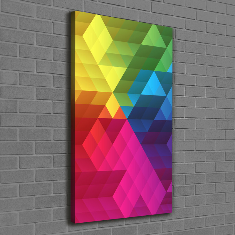 Geometric Background - Wrapped Canvas Print
