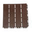 Ensemble de tuiles de terrasse à emboîtement 11,8 "x 11,8" pour balcon, patio, porche, intérieur, extérieur (ensemble de 10)