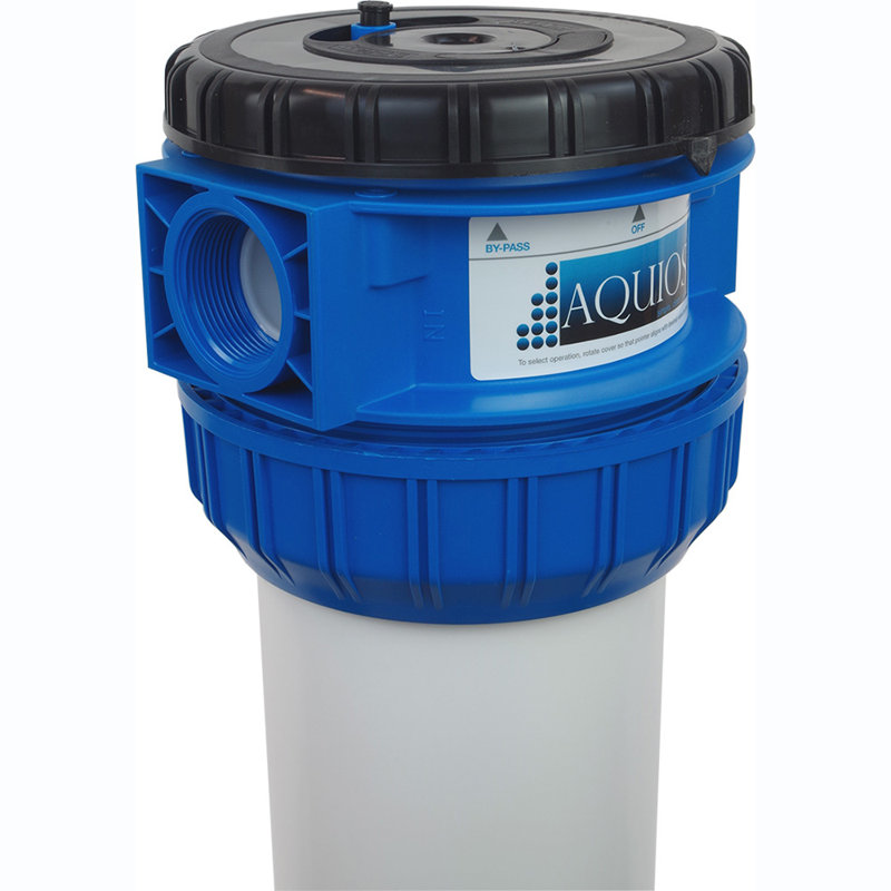 Aquios Blue and White Salt-Free Water Softener and Filter System