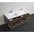 Drason Double Bathroom Vanity with Acrylic Top-1208192890
