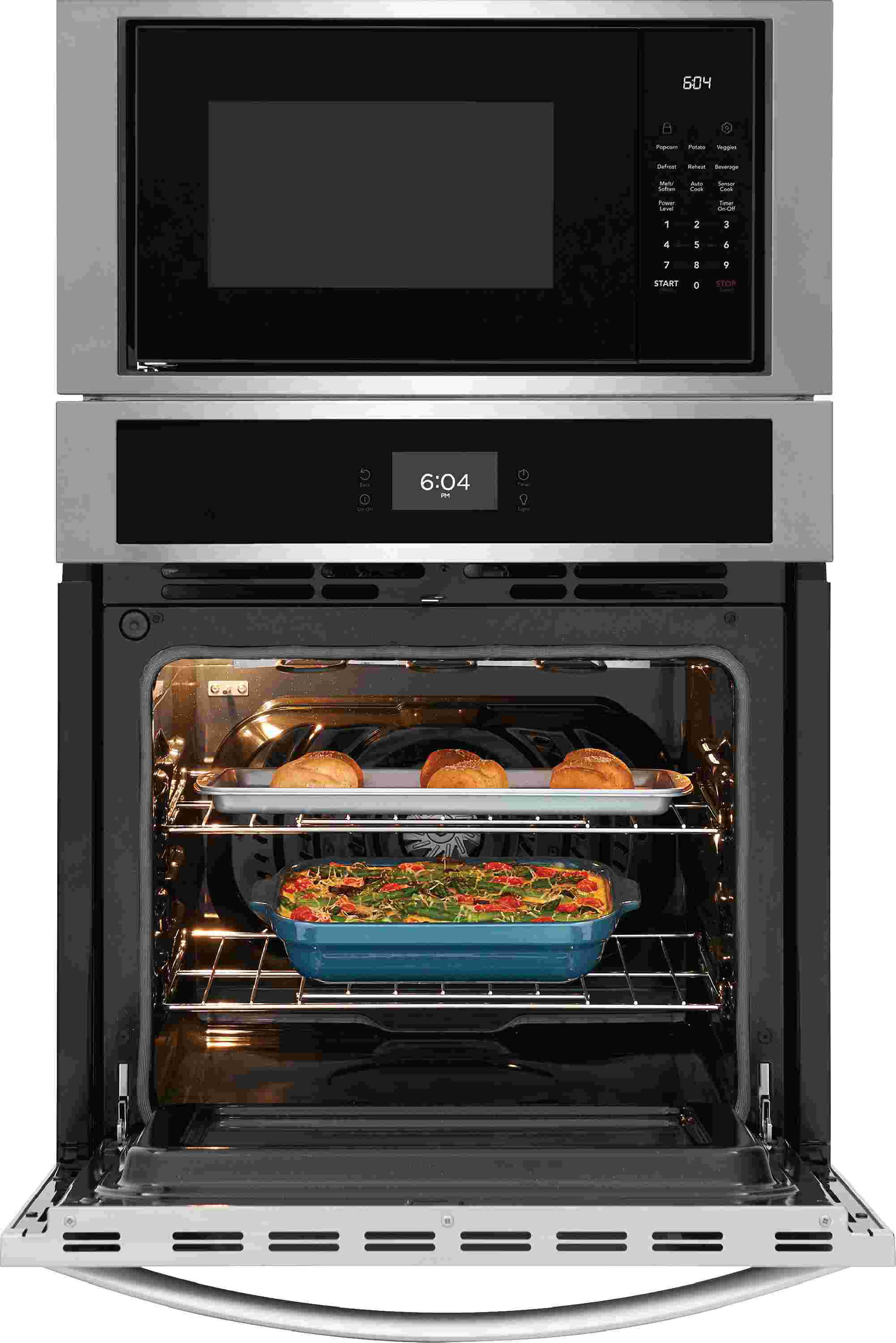 24 wide oven microwave combo