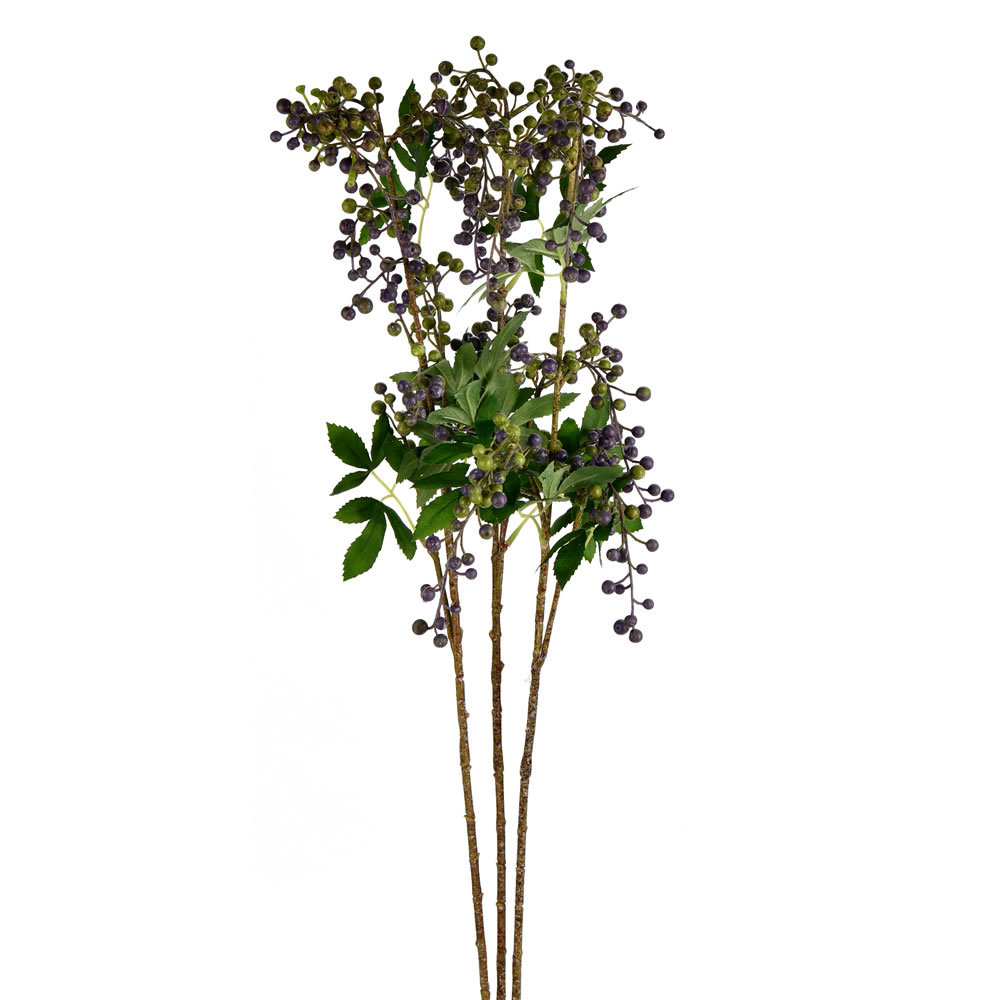 Berry Floral Stems, Violet
