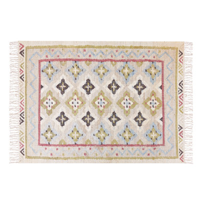 Candius Geometric Hand Woven Area Rug