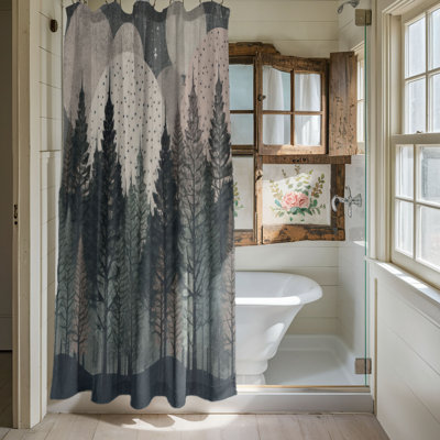 Rideau de douche Floral