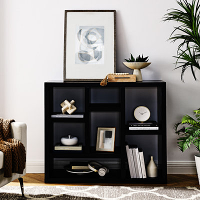 Open Wooden Open Shelf Bookcase