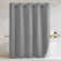 Rakiem No Hook Required Waffle Weave Shower Curtain with Snap in Liner